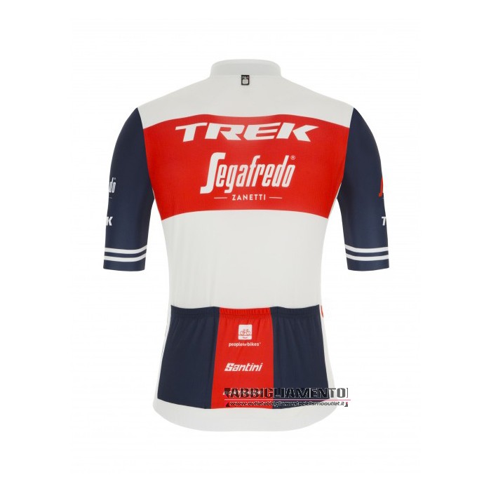 Abbigliamento Trek Segafredo Manica Corta e Pantaloncino Con Bretelle 2021 Bianco Scuro - Clicca l'immagine per chiudere